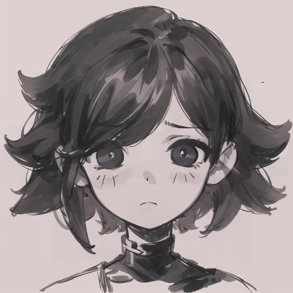 01100-365216166-masterpiece,best quality,monochrome,1boy,black and white,black hair,(emotionless_0.8),_lora_OmoriStyle_0.8_,_lora_MoXinV1_0.3_,_.png